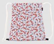 Opakowanie Worek/plecak Codura wodoodporna Kwiatki czerwone