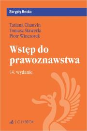 Okładka książki Wstęp do prawoznawstwa