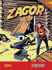 Zagor T.2 Zdrada. Autor: Guido Nolitta, Gallieno Ferri. Dadada.pl Okładka książki Zagor T.2 Zdrada