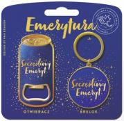 Opakowanie Zestaw brelok + otwieracz - Szczęśliwy emeryt