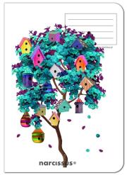 Opakowanie Zeszyt A4/60K  kratka PP Fun Birdhouses (4szt)