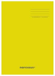 Opakowanie Zeszyt A5/32K kratka PP Yellow (4szt) NARCISSUS