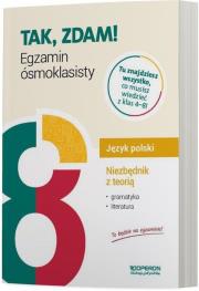ZSP. Język polski. Niezbędnik z teorią. Egzamin ósmoklasisty 2023. Autor: Składanek Małgorzata, Szaniawska Hanna. Dadada.pl Okładka książki ZSP. Język polski. Niezbędnik z teorią. Egzamin ósmoklasisty 2023