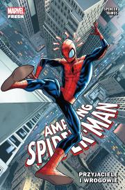 Amazing Spider-Man T.2 Przyjaciele i wrogowie. Autor: Humberto Ramos, Steve Lieber, Michele Bandini. Dadada.pl Okładka książki Amazing Spider-Man T.2 Przyjaciele i wrogowie