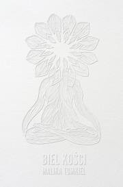 Biel kości. Autor: Malika Tomkiel. Dadada.pl Okładka książki Biel kości