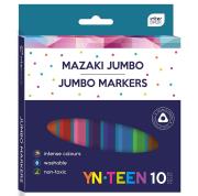 Opakowanie Flamastry trójkątne Jumbo 10 kolorów YN TEEN