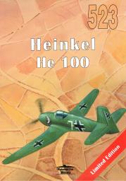 Heinkel He 100 Nr 523 (Limited Edition). Autor: Seweryn Fleischer. Dadada.pl Okładka książki Heinkel He 100 Nr 523 (Limited Edition)