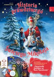 Historia Prawdziwego świętego Mikołaja. Autor: Beata Andrzejczuk. Dadada.pl Okładka książki Historia Prawdziwego świętego Mikołaja