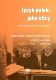 Okładka książki Jezyk polski jako obcy JPSP 1 2021/2022