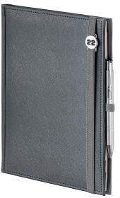 Opakowanie Kalendarz 2022 A5 tyg. Cross notes, gumka srebrny