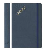 Opakowanie Kalendarz 2022 B6 Flex z gumką granatowy