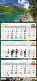 Opakowanie Kalendarz 2022 trójdzielny Góry