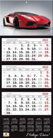 Opakowanie Kalendarz 2022 trójdzielny Premium Car