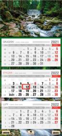 Opakowanie Kalendarz 2022 trójdzielny Strumyk