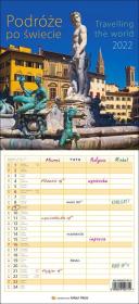 Kalendarz 2022 Wielopl. - Podróże po świecie PP. Wydawca: Parma Press. Dadada.pl Opakowanie Kalendarz 2022 Wielopl. - Podróże po świecie PP