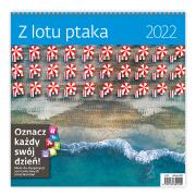 Opakowanie Kalendarz 30 x 30 z naklejkami. Z lotu ptaka 2022