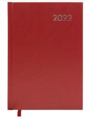 Kalendarz książkowy 2022 A5 czerwony EASY. Wydawca: Easy Stationery. Dadada.pl Opakowanie Kalendarz książkowy 2022 A5 czerwony EASY