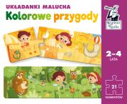 Okładka książki Kapitan Nauka. Kolorowe przygody. Układanki..