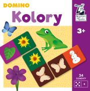 Kapitan Nauka. Kolory. Domino. Autor: Ewa Iwaniuk. Dadada.pl Okładka książki Kapitan Nauka. Kolory. Domino