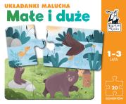 Okładka książki Kapitan Nauka. Małe i duże. Układanki malucha