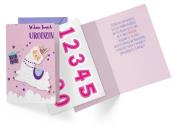 Opakowanie Karnet B6 DK-860 Urodziny lama (wymienne cyfry)