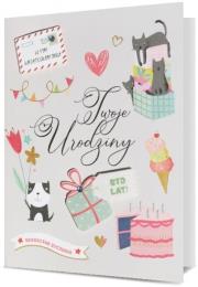 Opakowanie Karnet B6 Urodziny HM200-2253