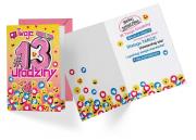 Opakowanie Karnet PR-335 Urodziny 13 dziewczynka