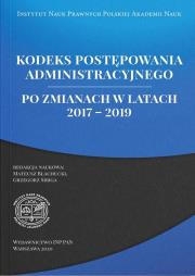 Okładka książki Kodeks postępowania administracyjnego po...