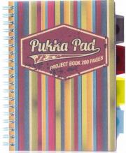 Opakowanie Kołonotes B5 Project Book Americano kratka 100str. żółty, Pukka Pad
