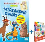 Kolorowanka... Tatrzańskie zwierzaki + kredki. Wydawca: Wydawnictwo Jako. Dadada.pl Opakowanie Kolorowanka... Tatrzańskie zwierzaki + kredki