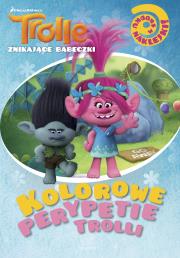Kolorowe perypetie trolli. Znikające babeczki - uszkodzone. Autor: Marta Jamrógiewicz. Dadada.pl Okładka książki Kolorowe perypetie trolli. Znikające babeczki - uszkodzone