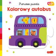 Okładka książki Kolorowy autobus. Akademia mądrego dziecka. Pierwsze puzzle