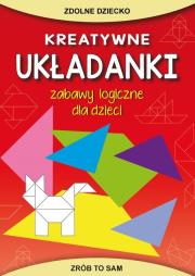 Kreatywne układanki. Autor: Guzowska Beata. Dadada.pl Okładka książki Kreatywne układanki