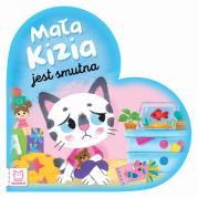 Mała Kizia jest smutna. Maluch nazywa emocje. Autor: Sylwia Kajdana. Dadada.pl Okładka książki Mała Kizia jest smutna. Maluch nazywa emocje