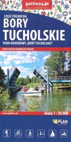 Mapa - Bory Tucholskie-część północna-PN. Autor: Opracowanie zbiorowe. Dadada.pl Okładka książki Mapa - Bory Tucholskie-część północna-PN