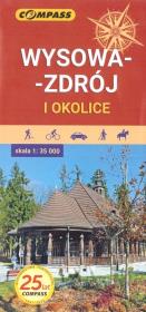Okładka książki Mapa tur. - Wysowa-Zdrój i okolice 1:35 000