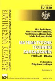 Okładka książki Matematyczne techniki zarządzania