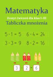 Okładka książki Matematyka. Tabliczka mnożenia SP 1-3