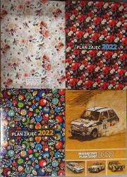 Opakowanie Miesiączny Plan Zajęć 2022 Avanti - MIX wzorów