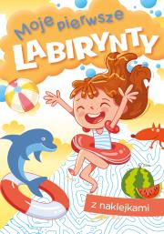 Moje pierwsze labirynty. Autor: Zofia Zabrzeska. Dadada.pl Okładka książki Moje pierwsze labirynty