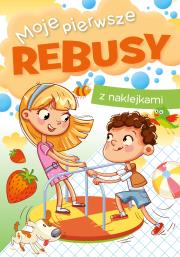 Moje pierwsze rebusy. Autor: Zofia Zabrzeska. Dadada.pl Okładka książki Moje pierwsze rebusy