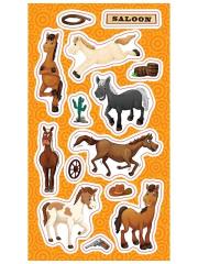 Opakowanie Naklejki Koniki