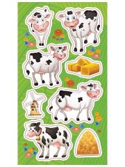 Opakowanie Naklejki Krówki