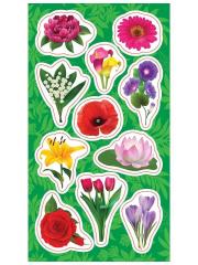 Opakowanie Naklejki Kwiatki