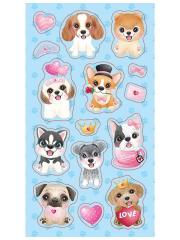 Opakowanie Naklejki Małe pieski