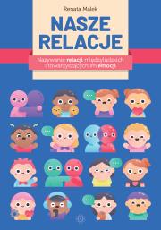 Nasze relacje. Nazywanie relacji międzyludzkich... Autor: Renata Malek. Dadada.pl Okładka książki Nasze relacje. Nazywanie relacji międzyludzkich..