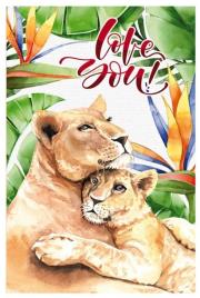 Opakowanie Notatnik ozdobny 105x165/64K kratka TW Lew