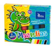 Plastelina 15g 6 kolorów KP001-A. Wydawca: TETIS. Dadada.pl Opakowanie Plastelina 15g 6 kolorów KP001-A