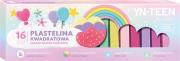 Opakowanie Plastelina kwadratowa 16 kolorów Pastel