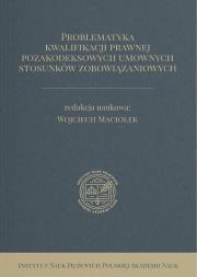 Okładka książki Problematyka kwalifikacji prawnej...